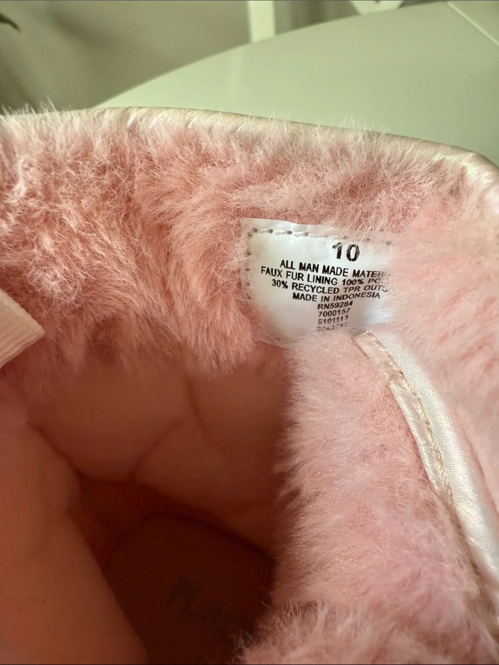 The Children's Place Pink Iridescent Kids' Rain & Snow Boots with Double Straps
